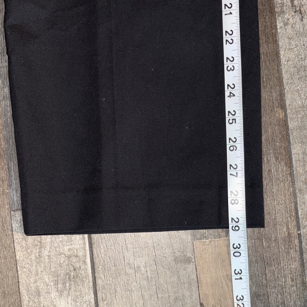J. Crew Remy Black Wide- Leg High Rise women’s size 0P full length pants - Picture 7 of 11